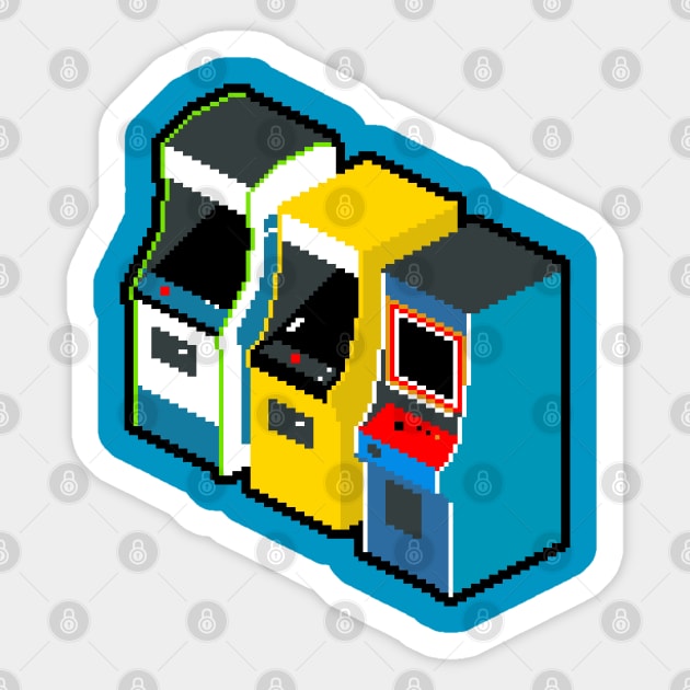 Arcade 80s Sticker by mannypdesign